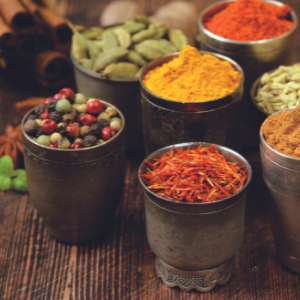 Sauces, spices and condiments